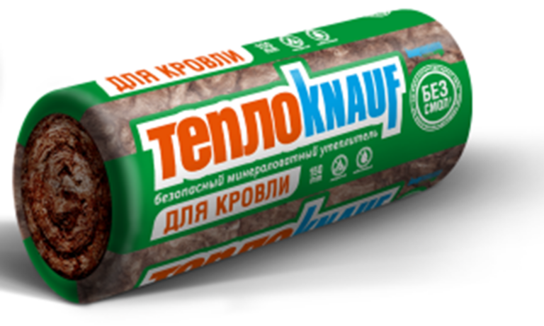 Рулон KNAUF R37MR, Для кровли, (5500х1220х150 мм), 6/7 м2, 1 м3, минеральный, 1 шт. в упаковке