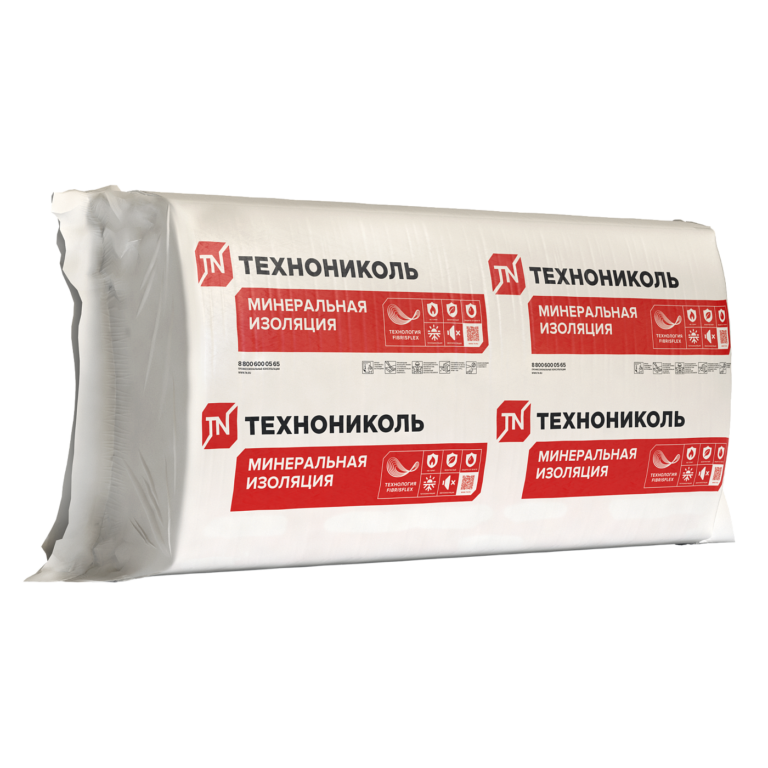 Плита ТЕХНОНИКОЛЬ 37 CB, Теплый каркас (1200х610х50 мм), 17/5 м2, 0/87 м3, стекловолокно, 24 шт. в у