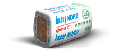Плита KNAUF S33MR, NORD, (1250х600х100 мм), 4,5 м2, 0,45 м3, минеральный, 6 шт.