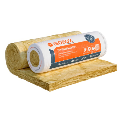Рулон ISOBOX 44R, (8200х1220х50 мм), минеральный, 2 шт. в упаковке